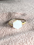 "Pearl of the Aegean" Wire Wrapped Ring | Mother of Pearl