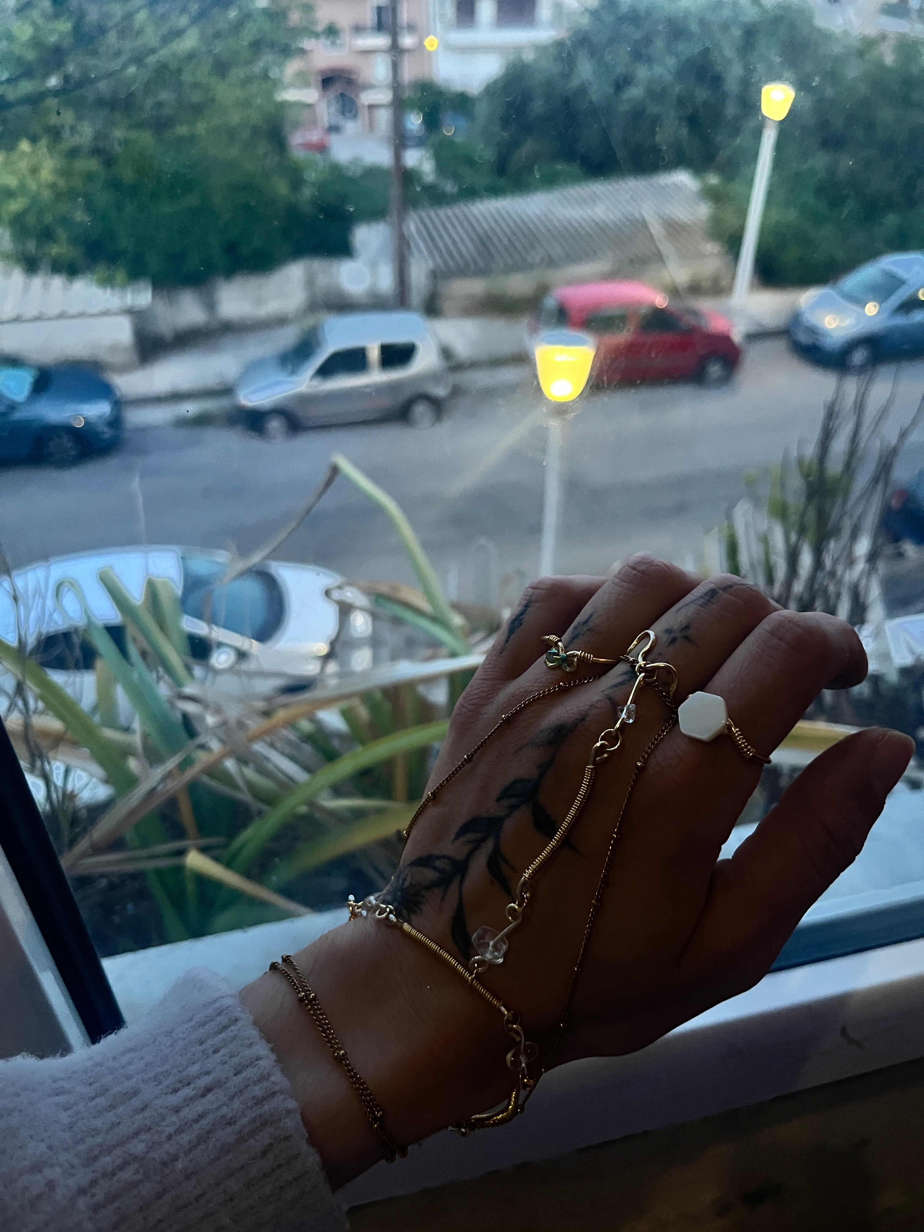 "Pearl of the Aegean" Wire Wrapped Ring | Mother of Pearl