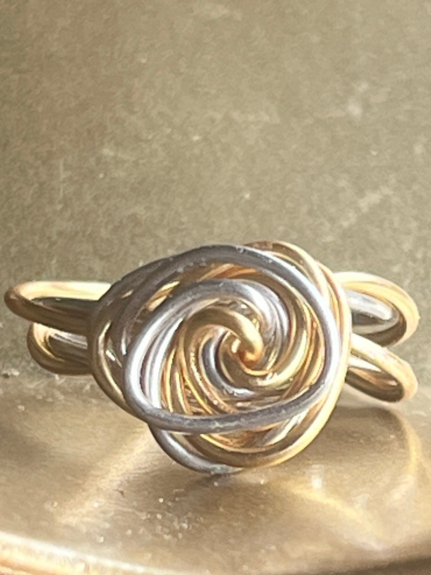 " Ethereal Twist" Wire Ring
