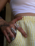 Geometrischer Statement-Ring mit Bogen