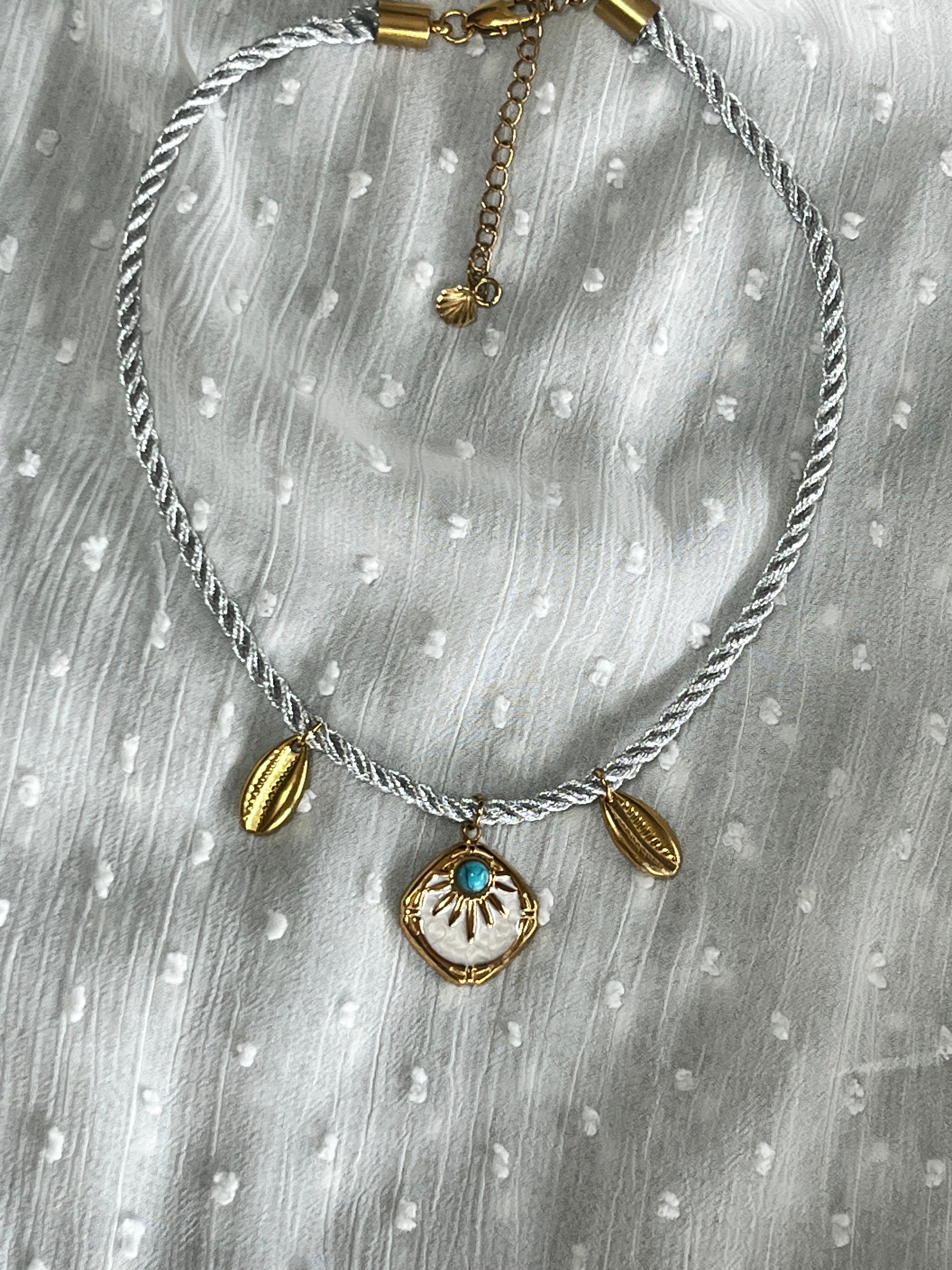 Silver Shell Cord