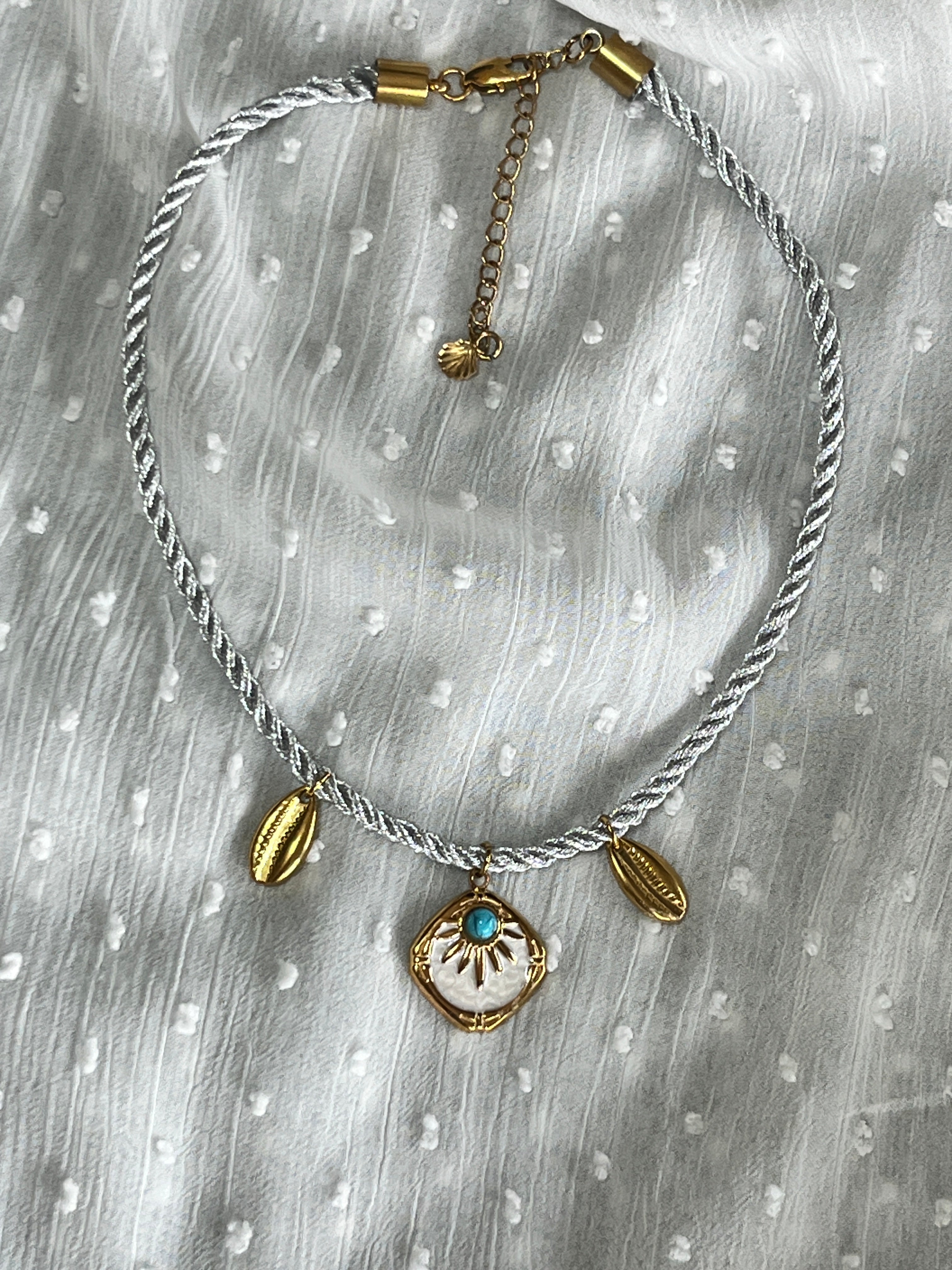 Silver Shell Cord