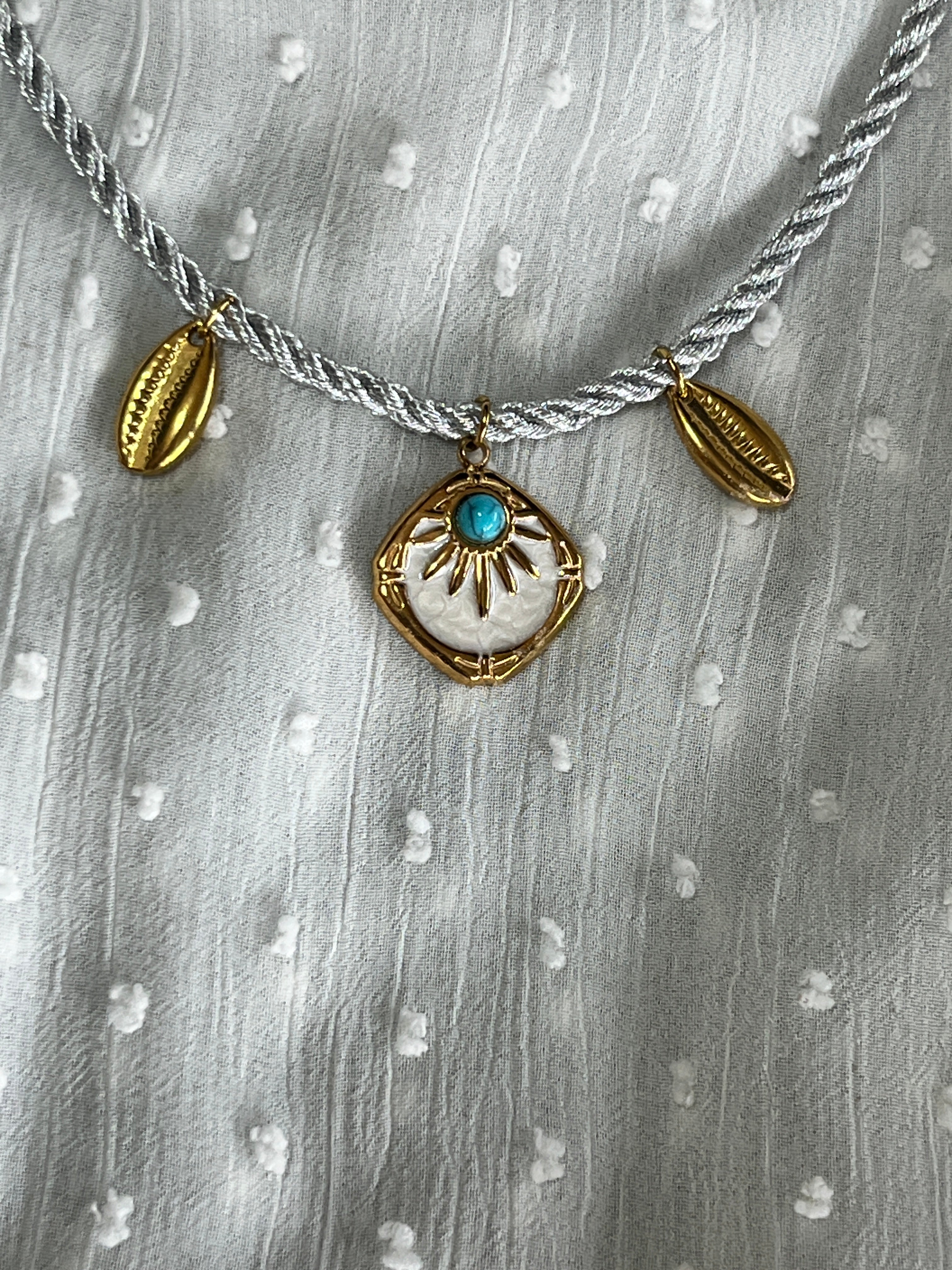 Silver Shell Cord