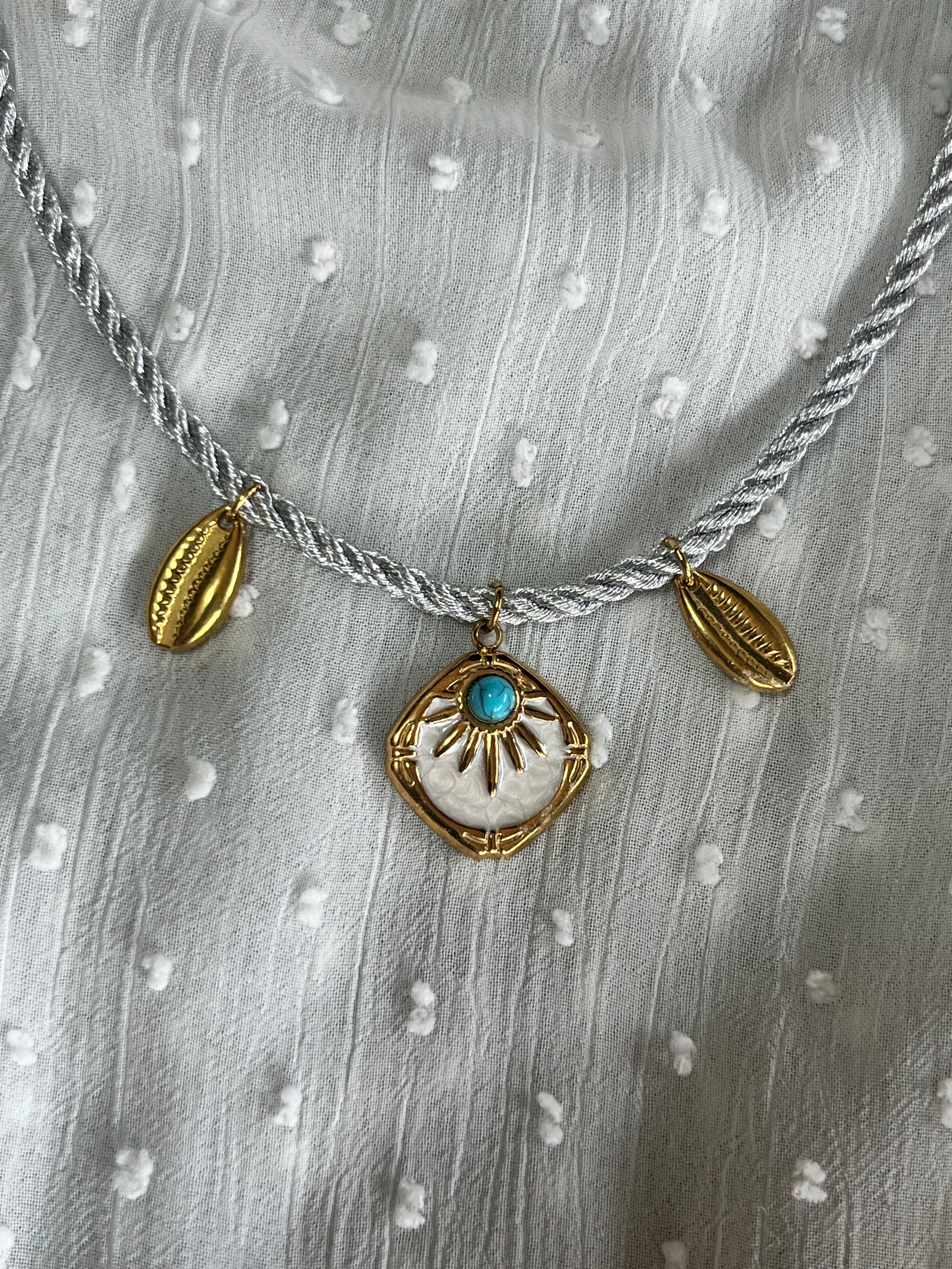 Silver Shell Cord