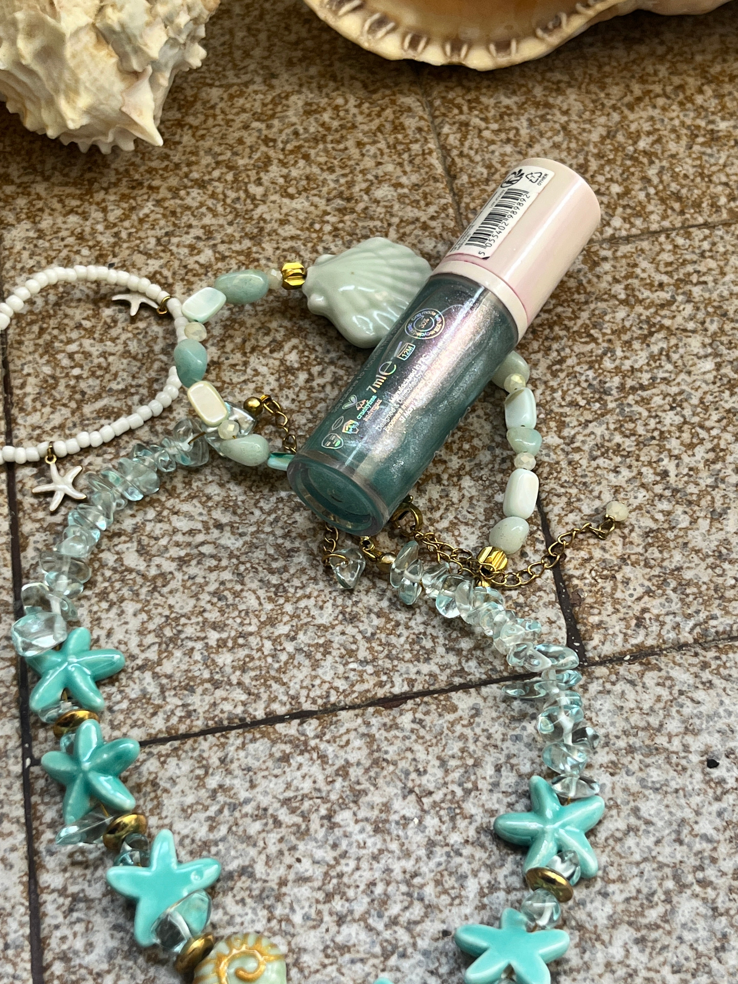 Ammos White Starfish Anklet