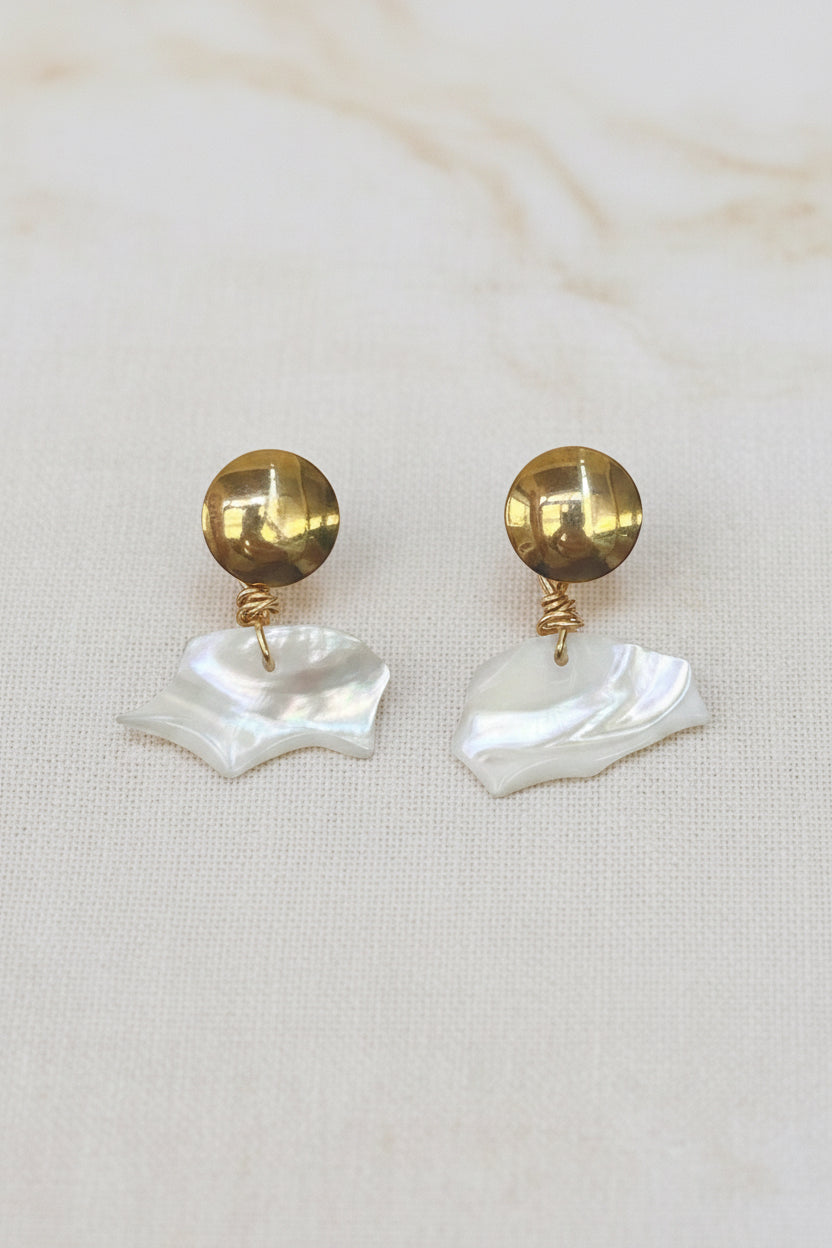Sea Foam Full Collection Set – Χειροποίητα Κοσμήματα με Φυσικό Mother of Pearl & Πέρλες