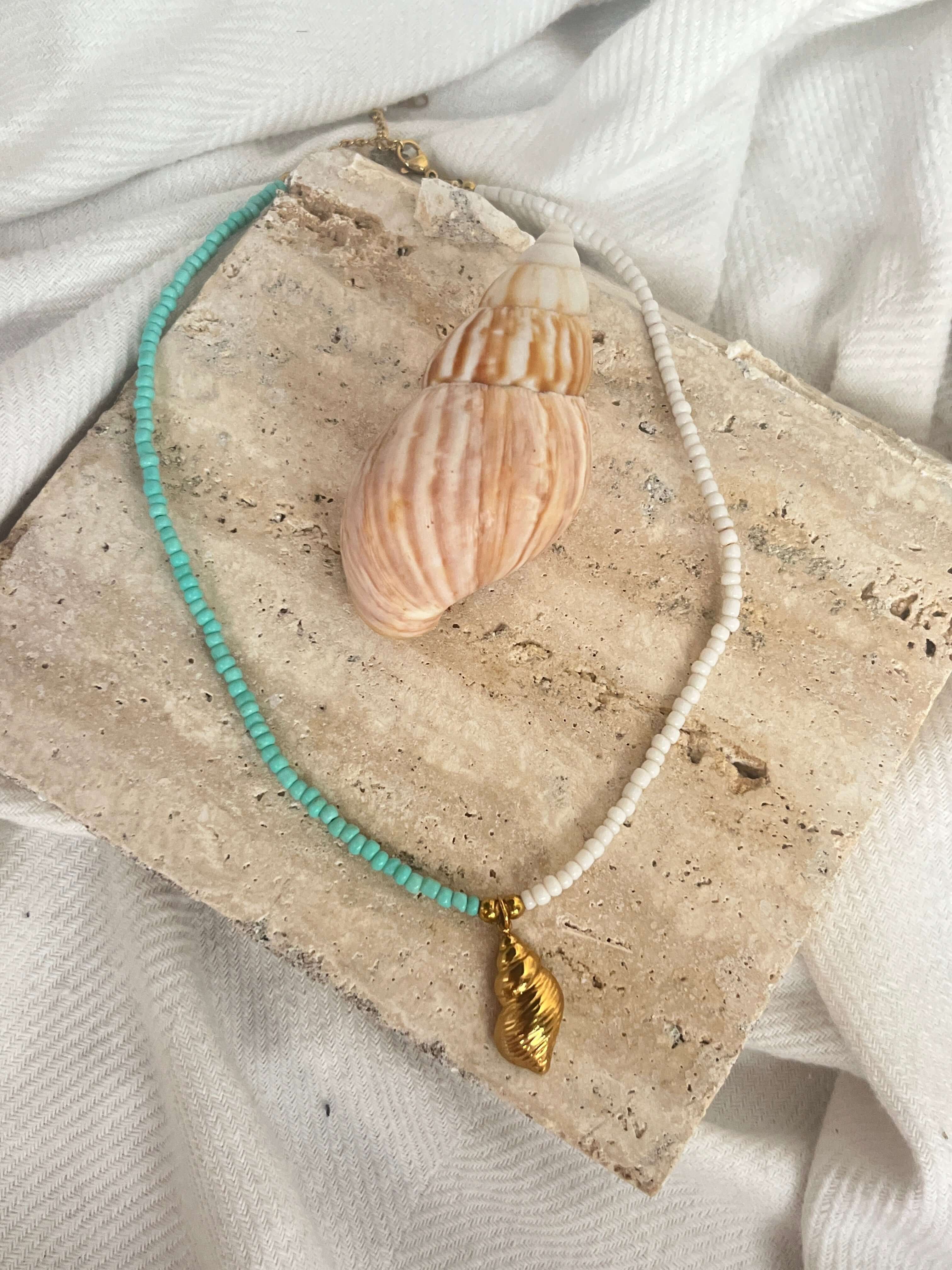 Siren's Treasure Pearl & Shell Necklace