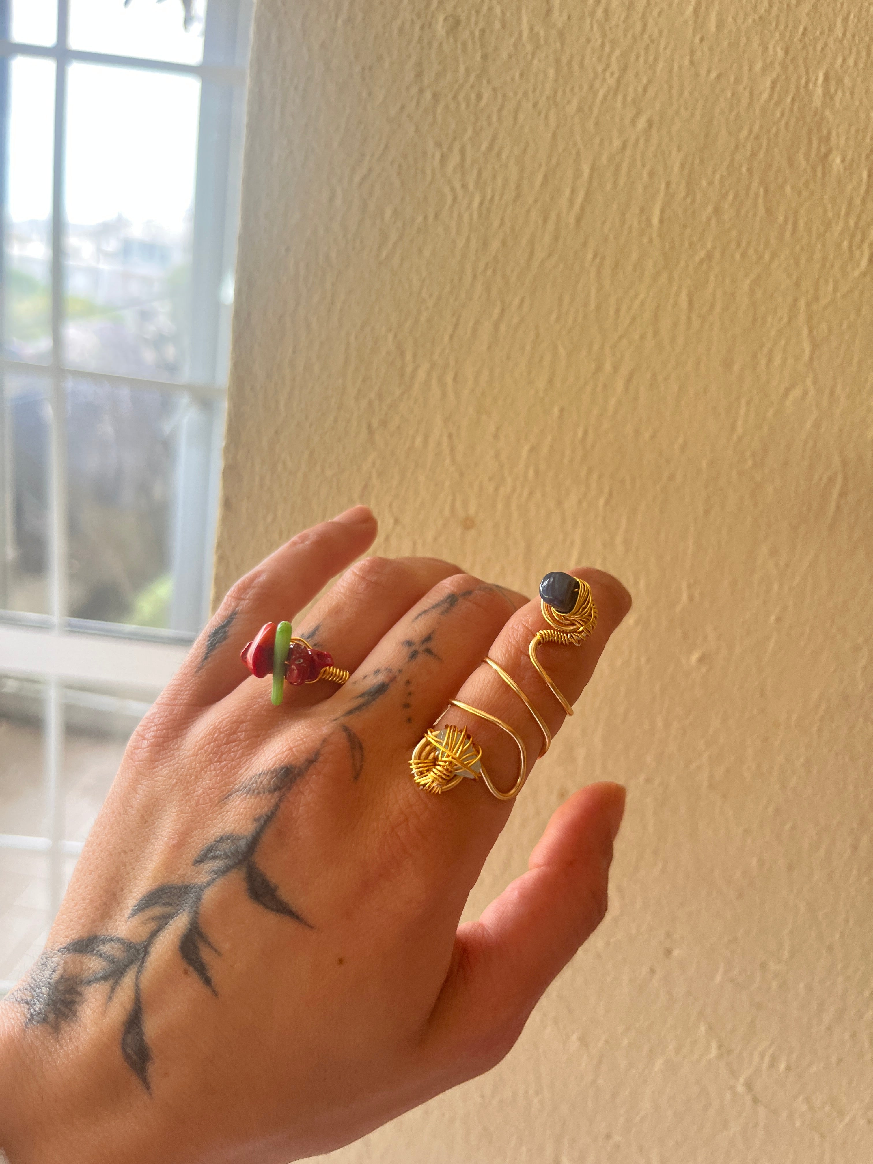 Spiral Harmony" Handcrafted Ring