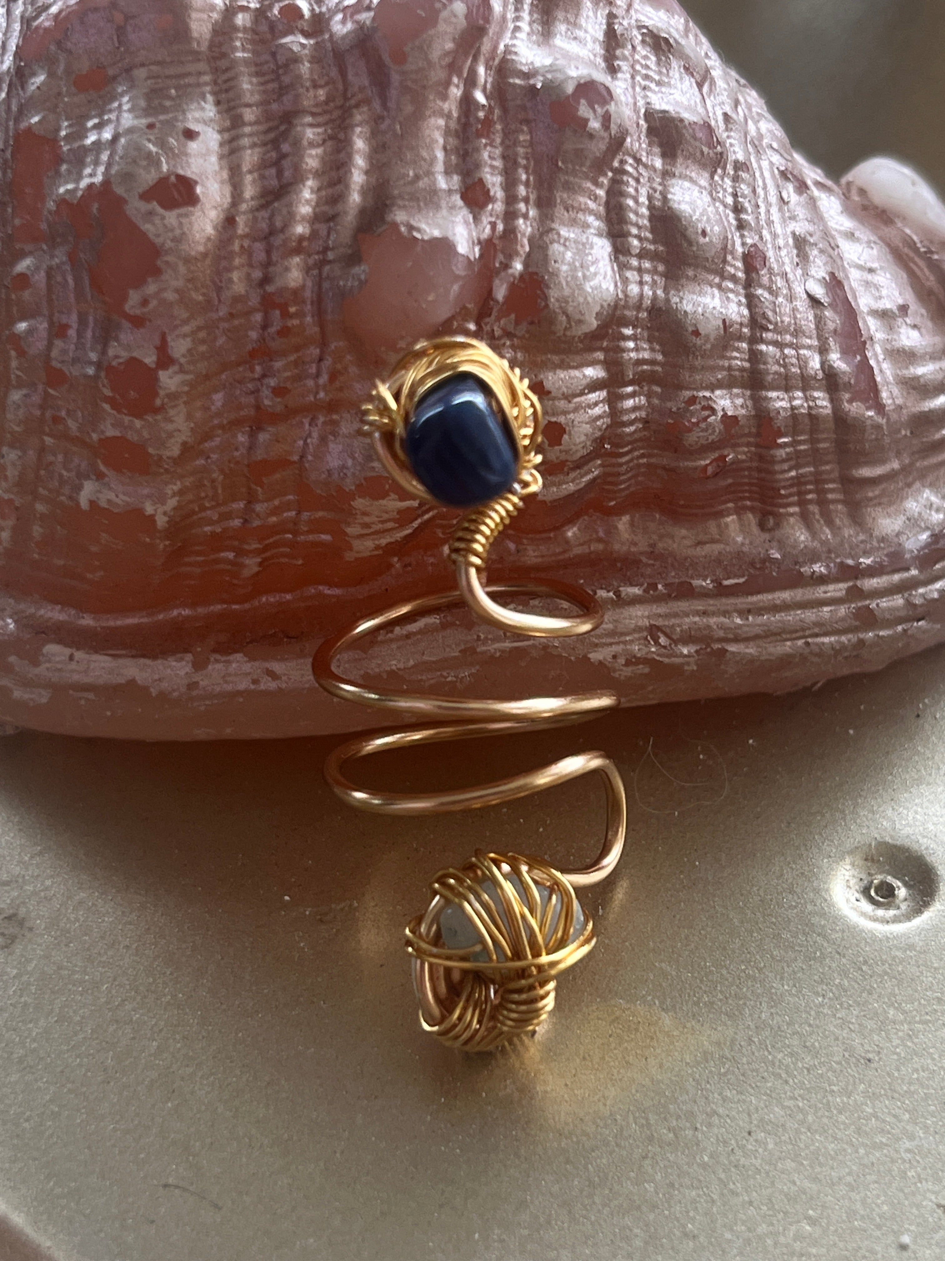 Spiral Harmony" Handcrafted Ring