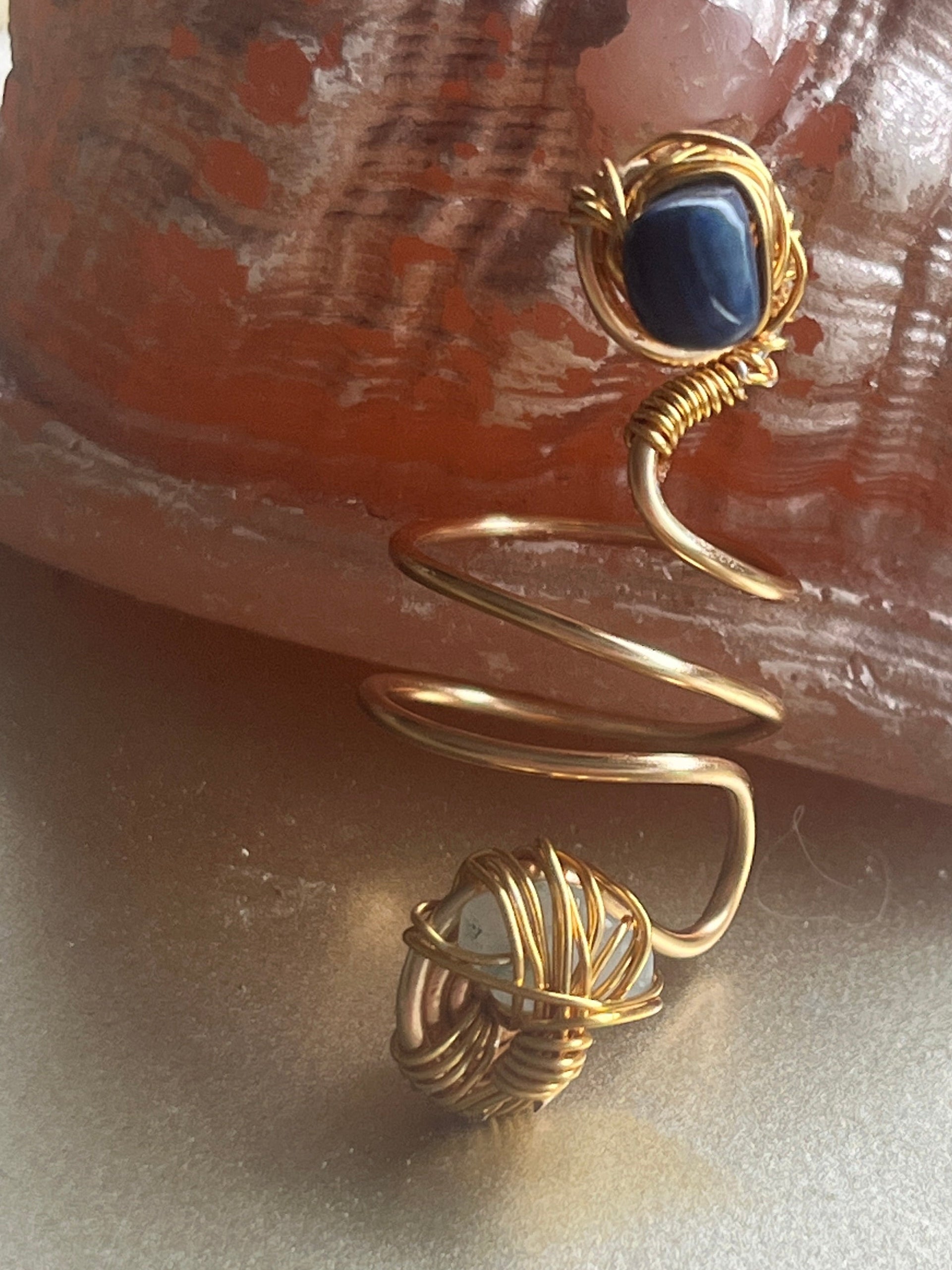 Spiral Harmony" Handcrafted Ring
