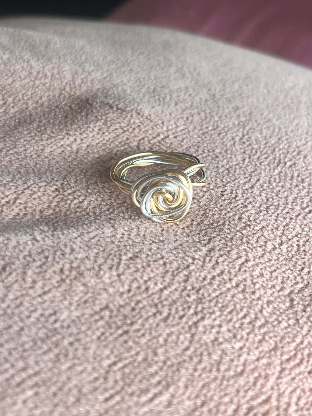 " Ethereal Twist" Wire Ring