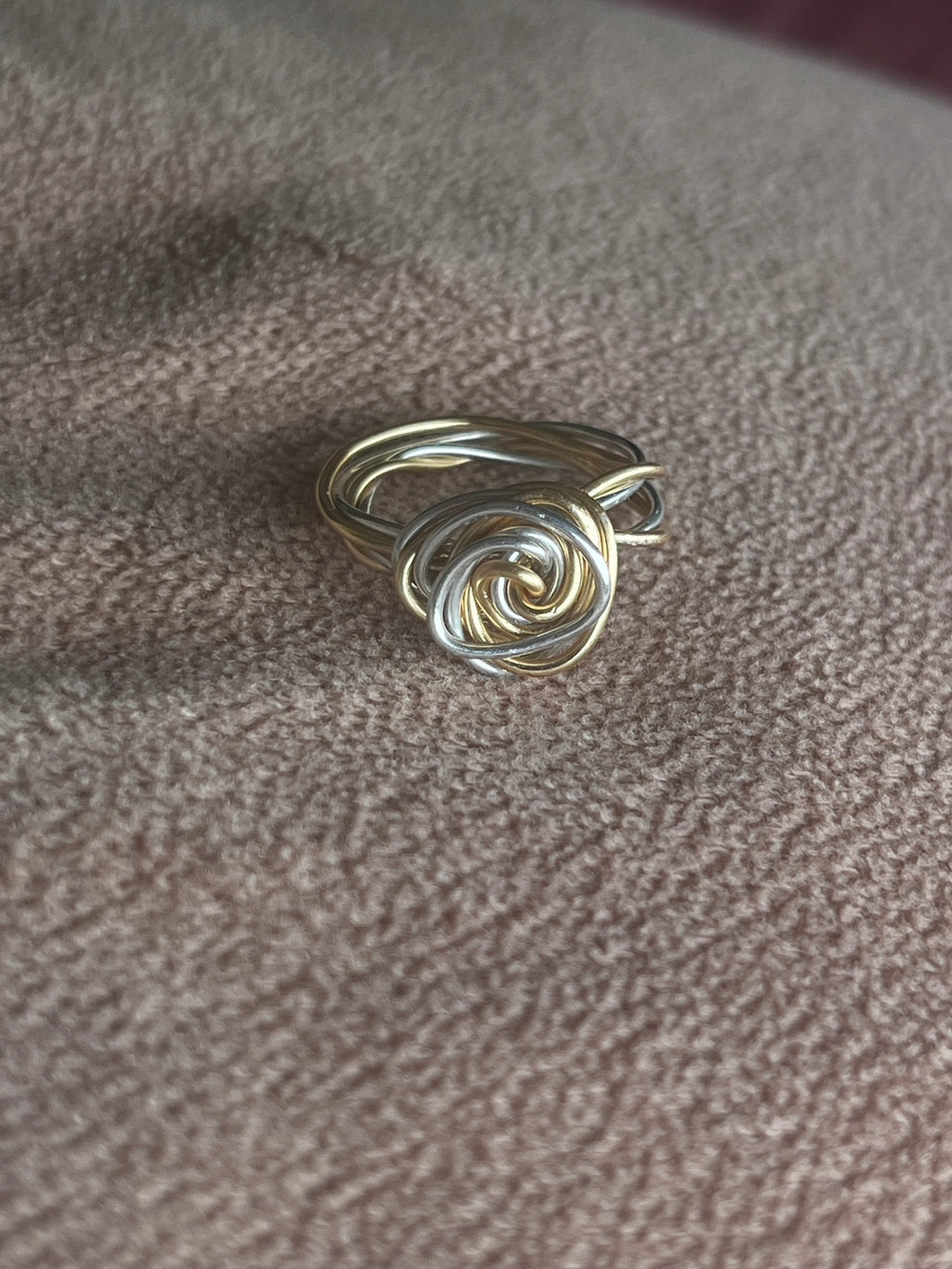 " Ethereal Twist" Wire Ring