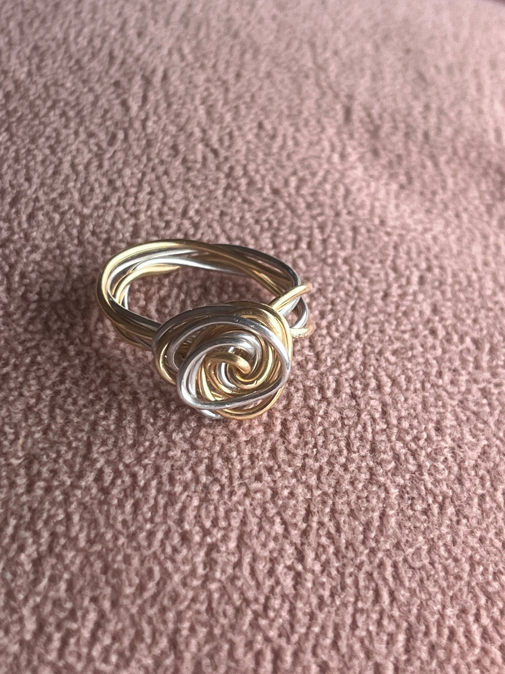 " Ethereal Twist" Wire Ring