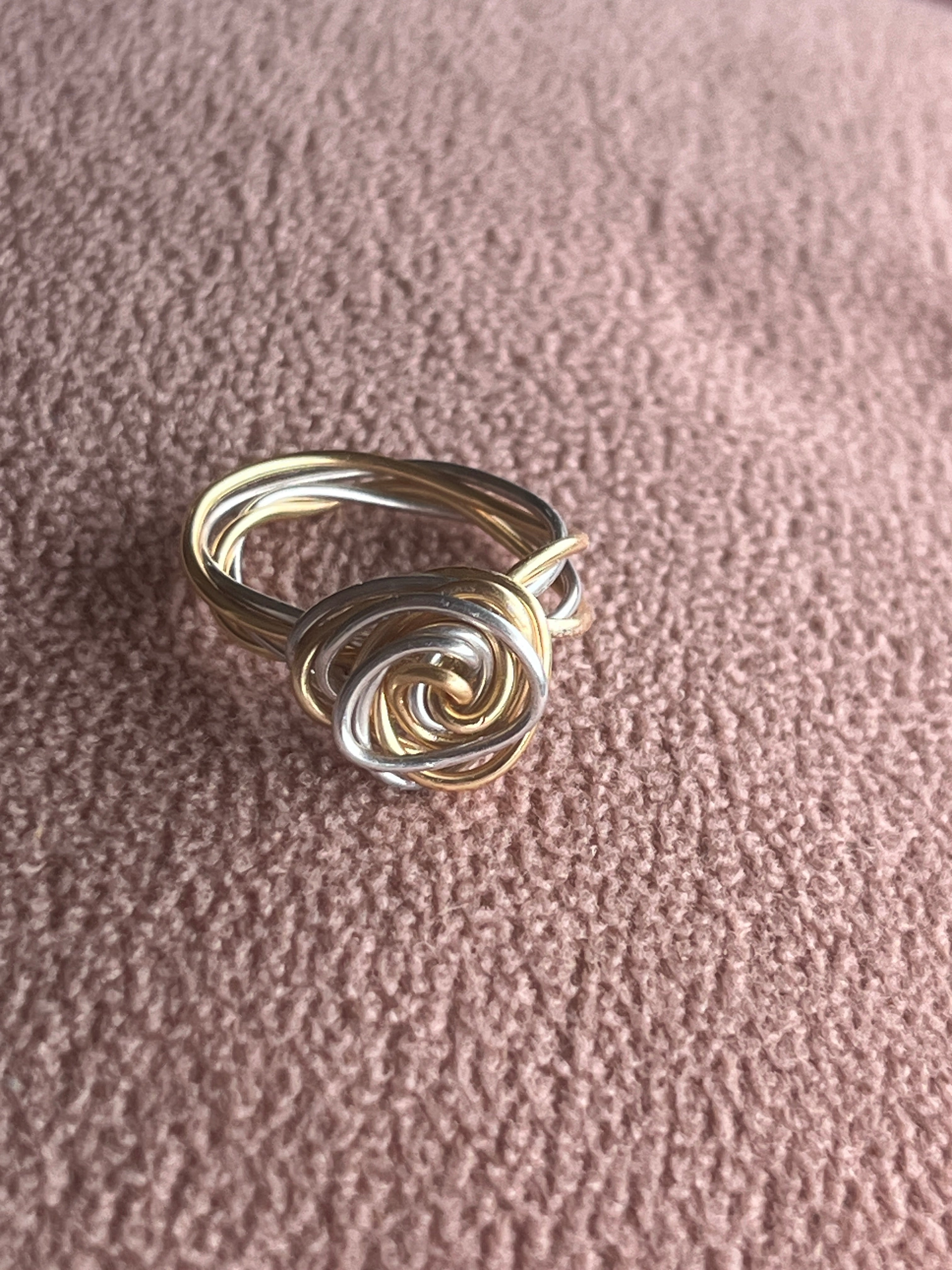 " Ethereal Twist" Wire Ring
