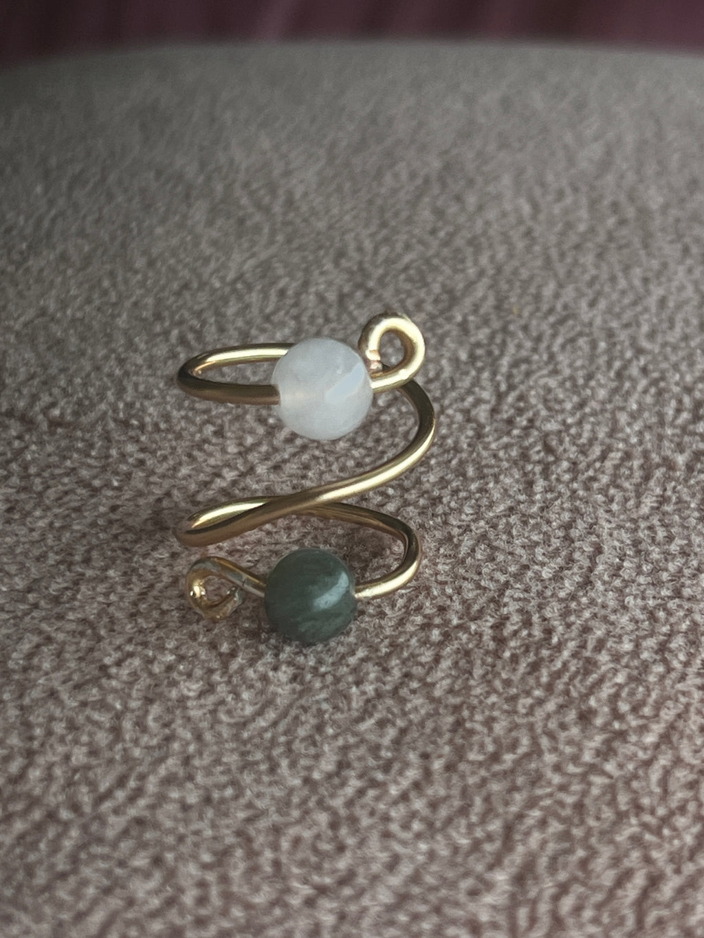"Emerald Muse" Wire Wrapped Ring