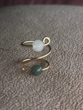 "Emerald Muse" Wire Wrapped Ring