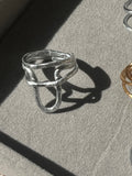 Arch Geometric Statement Ring - Sirena Jewelry