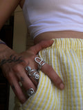 Arch Geometric Statement Ring - Sirena Jewelry