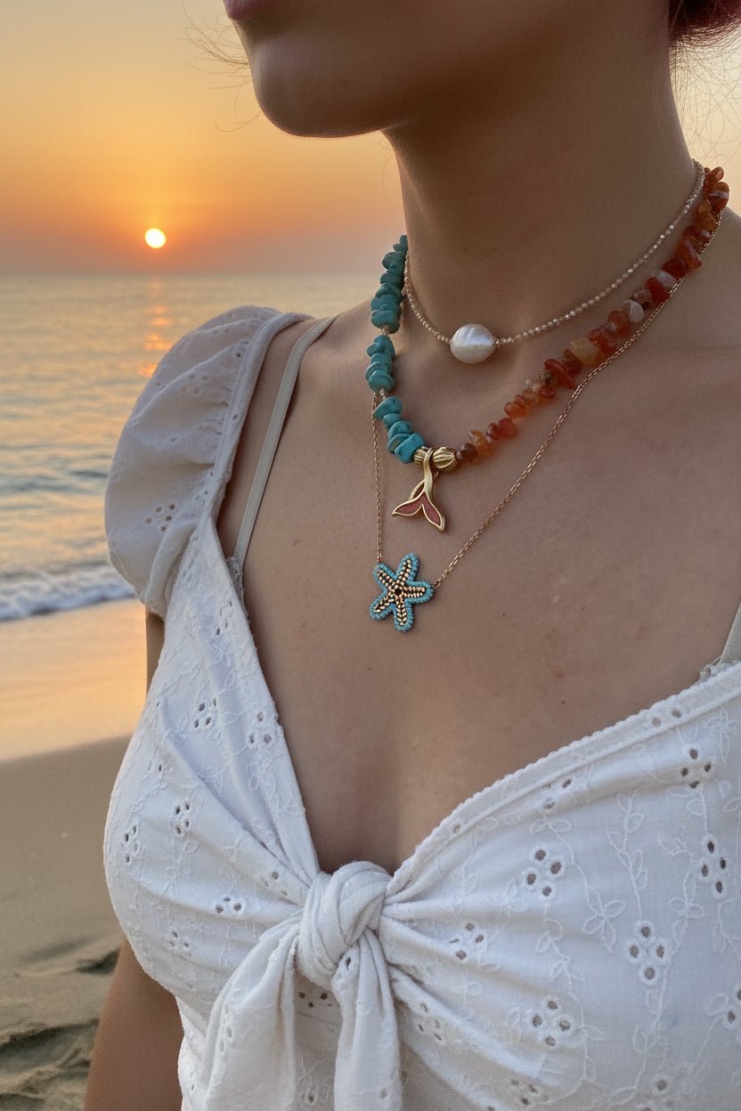 Baroque Pearl Choker - Sirena Jewelry