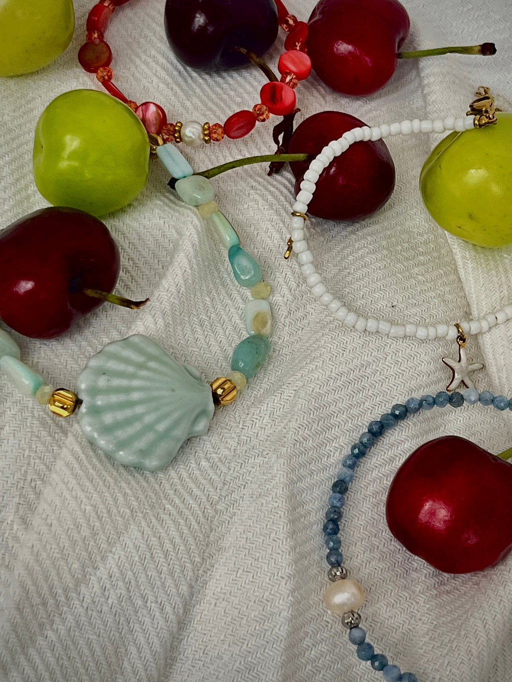 Deep Blue Pearl Anklet - Sirena Jewelry