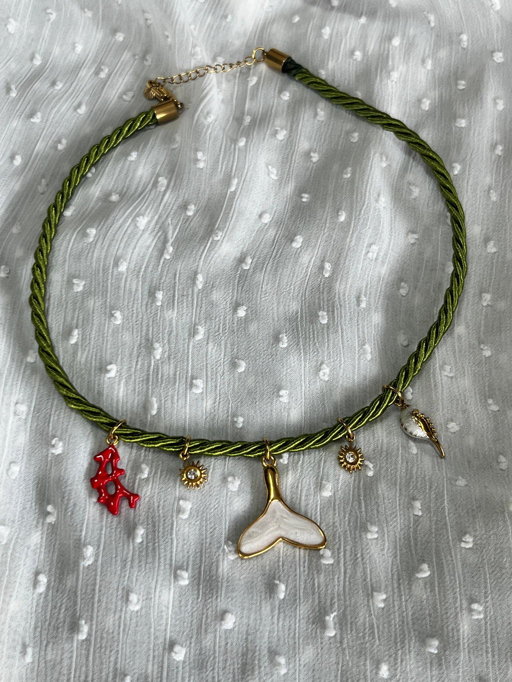 Emerald Marine Cord - Sirena Jewelry