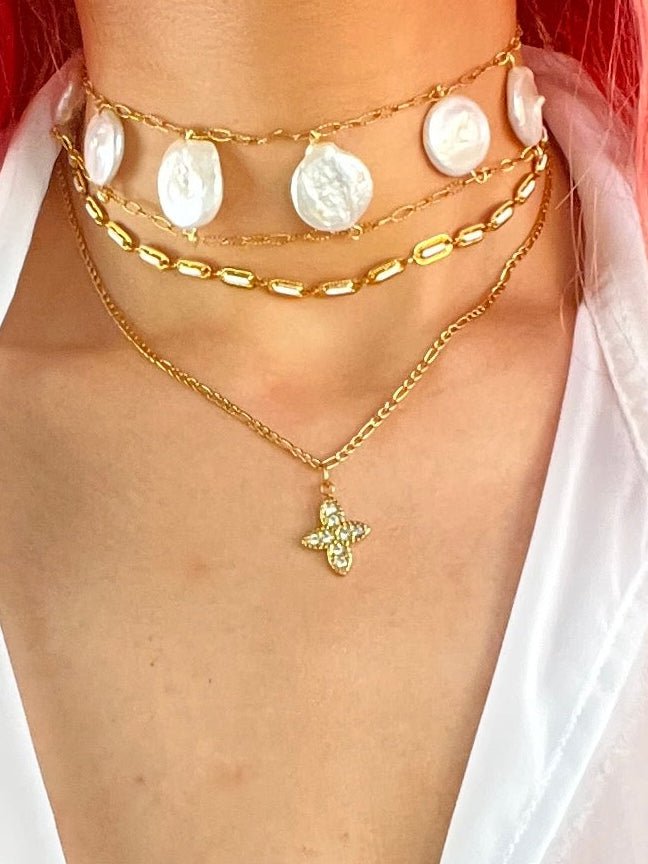 Eternal Light" Cross Necklace - Sirena Jewelry