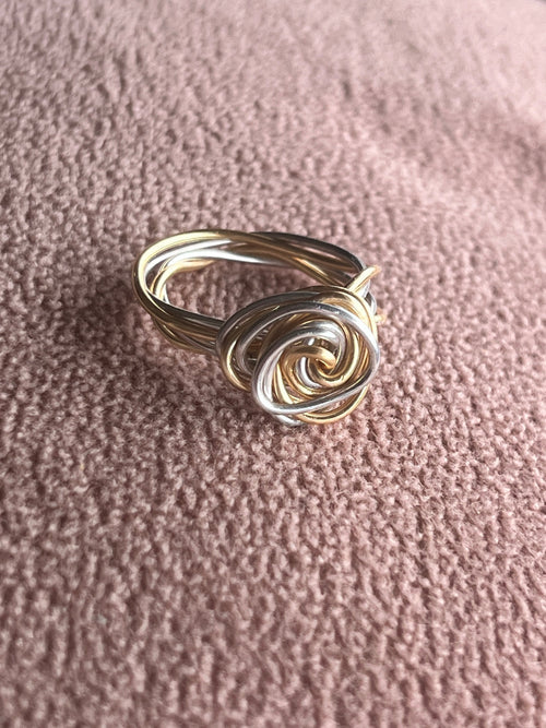 " Ethereal Twist" Wire Ring - Sirena Jewelry