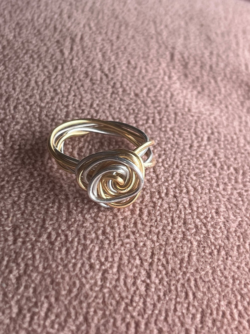 " Ethereal Twist" Wire Ring - Sirena Jewelry