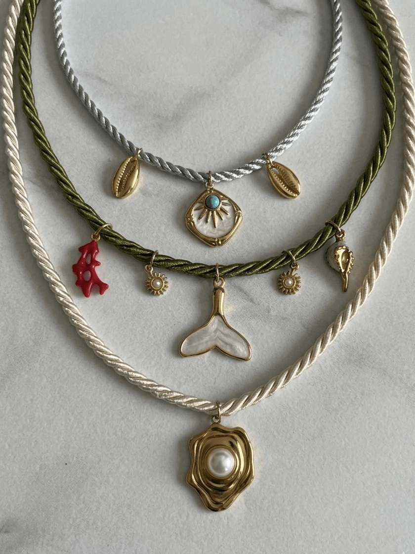 Golden Sand Pearl Cord - Sirena Jewelry
