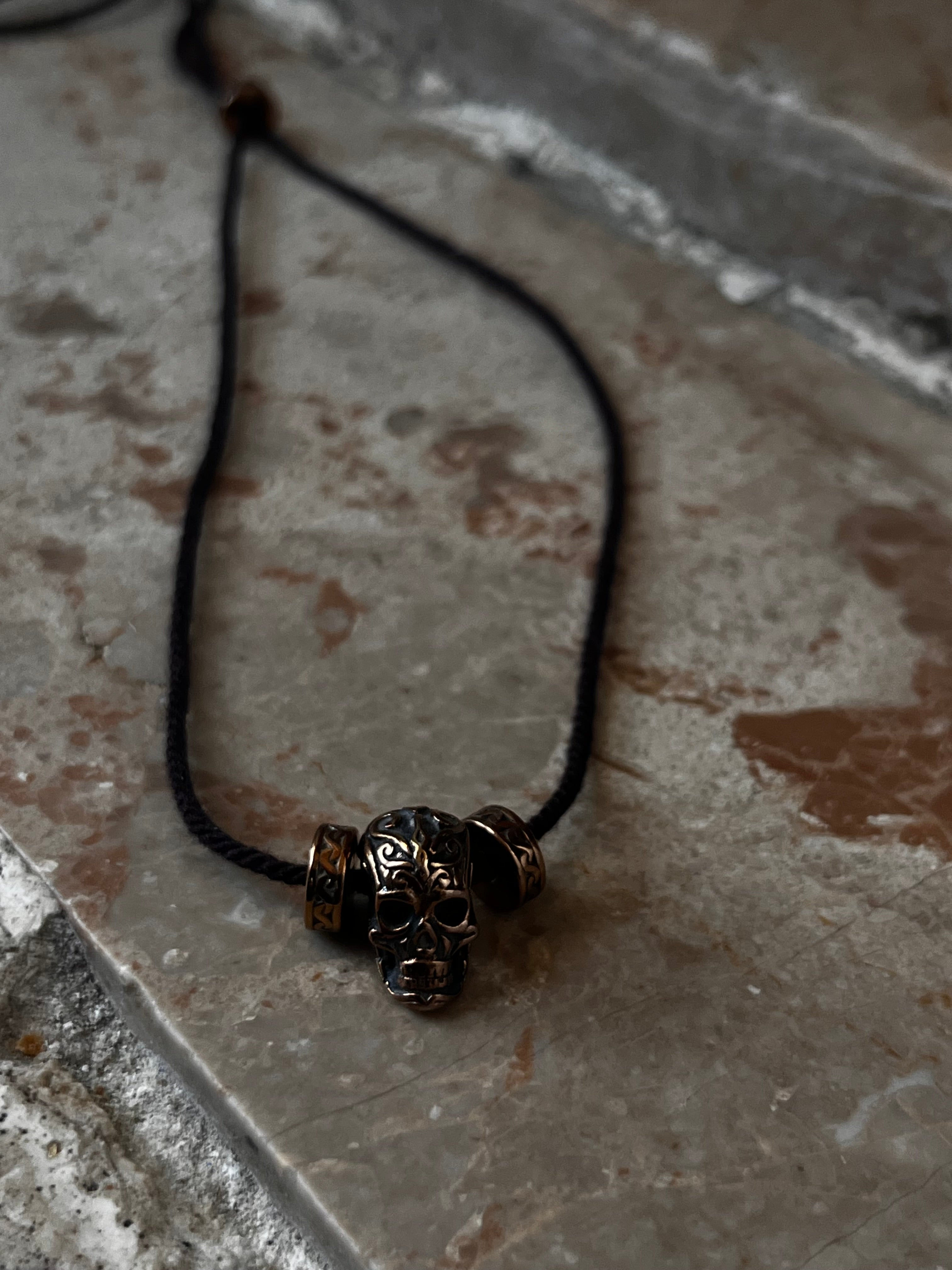 Handcrafted Skull Guardian Pendant | Dark Aesthetic Necklace - Sirena Jewelry