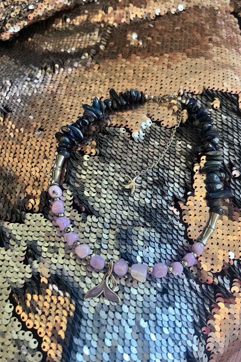 Midnight Siren Necklace - Sirena Jewelry