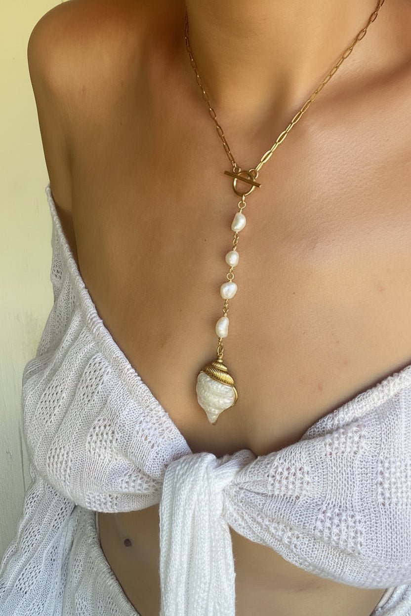 Νηρηίδα / Nereis Handmade Pearl Necklace - Sirena Jewelry