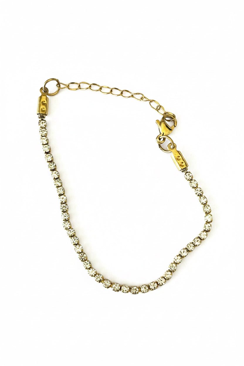 "Ocean Glow" Classic Tennis Anklet - Sirena Jewelry