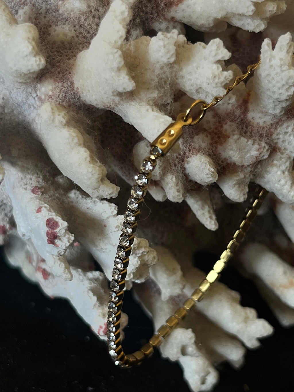 "Ocean Glow" Classic Tennis Anklet - Sirena Jewelry