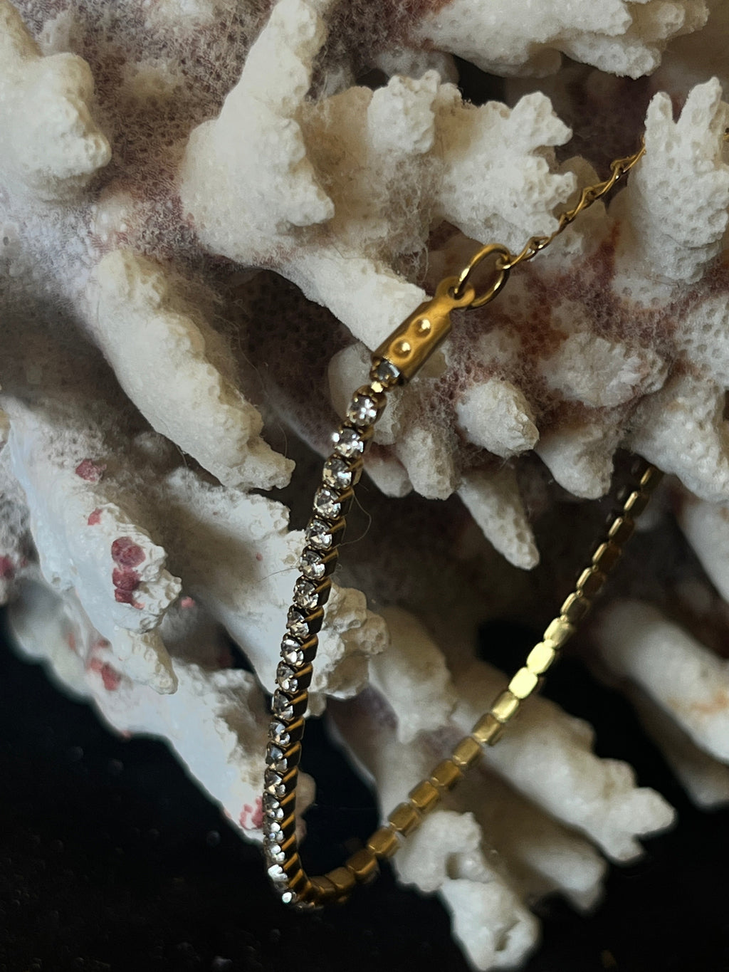 "Ocean Glow" Classic Tennis Anklet - Sirena Jewelry