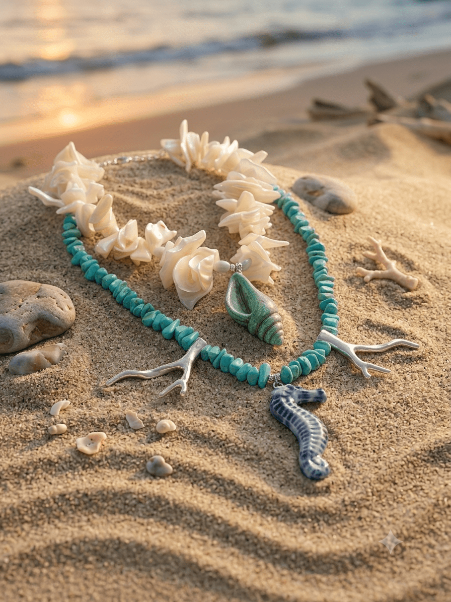 Pearl of the Sea Choker Necklace - Sirena Jewelry