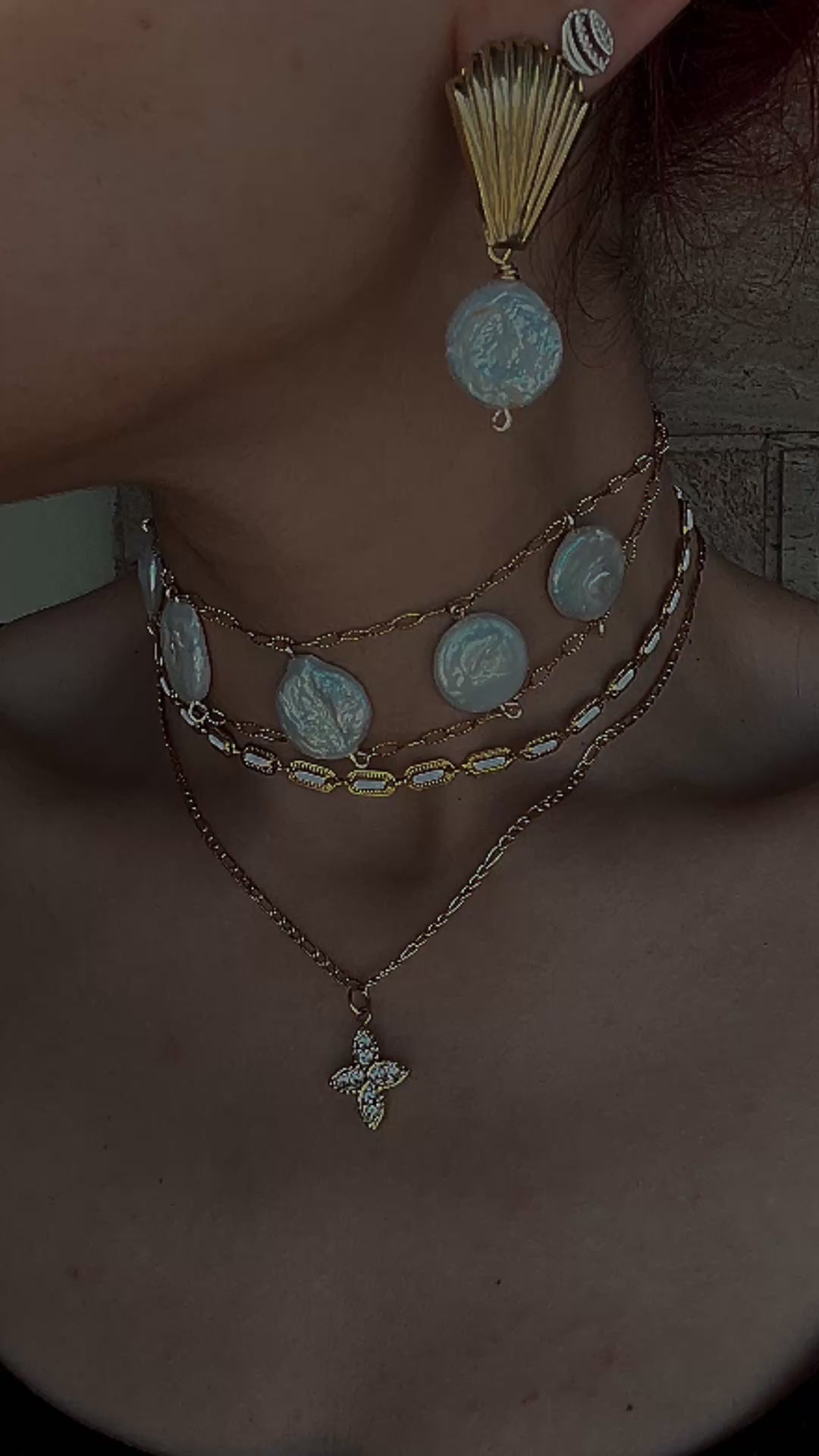 Eternal Light" Cross Necklace