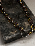 Twisted Heart "Secret Locket" Two-Tone Necklace