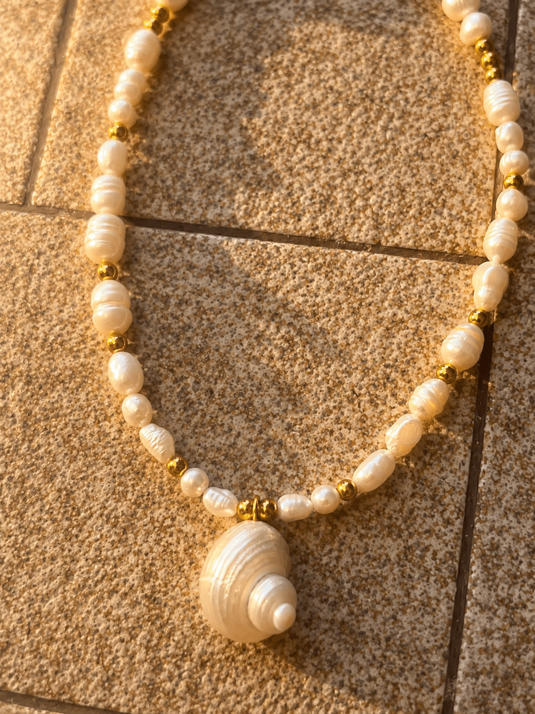 Shell Pearl Set - Sirena Jewelry