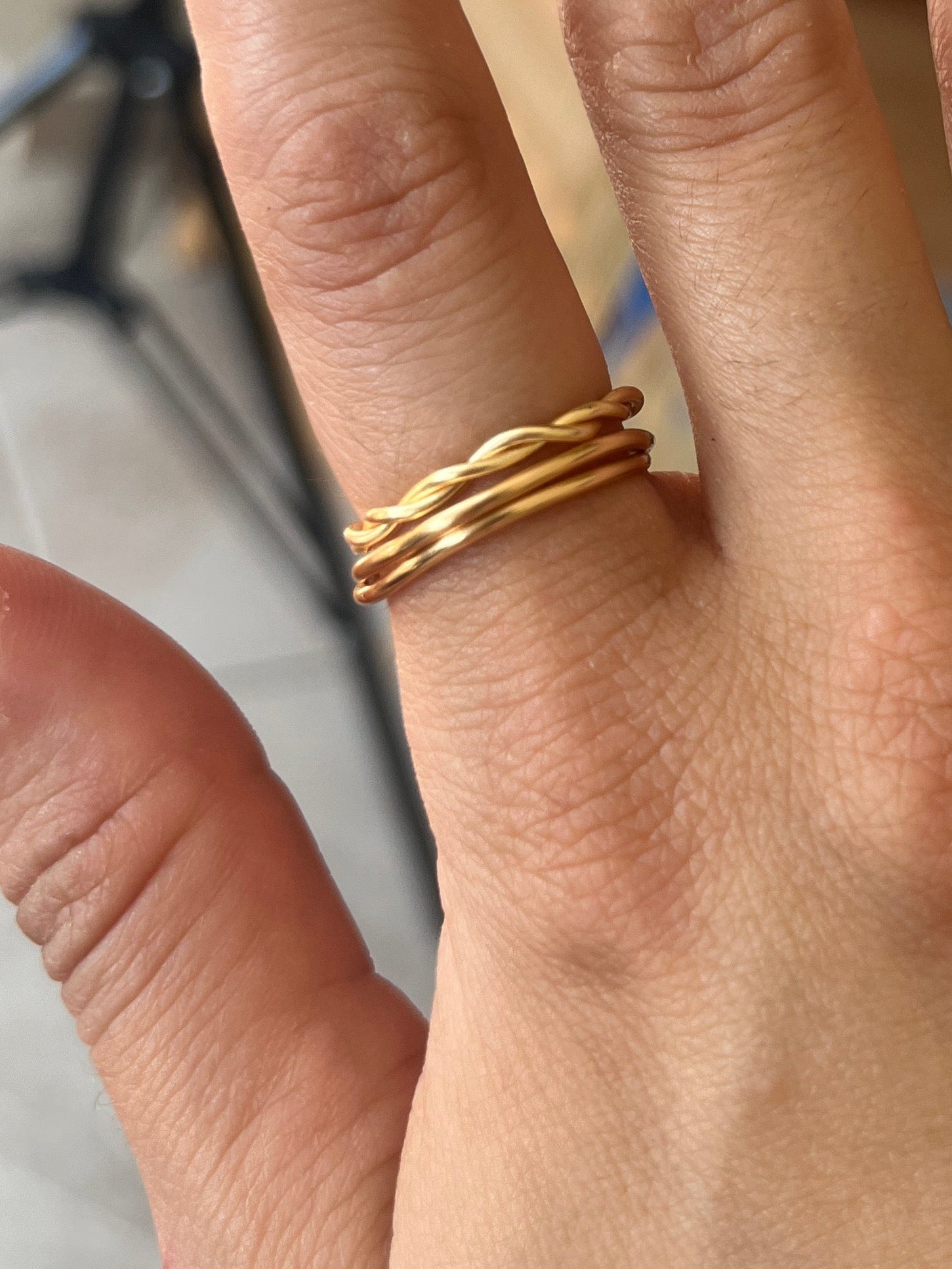 Sirena Minimal Stacking Rings (Set of 2) - Sirena Jewelry