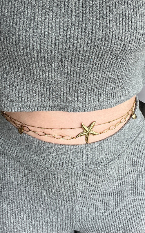 "Siren’s Star" Waist Chain - Sirena Jewelry