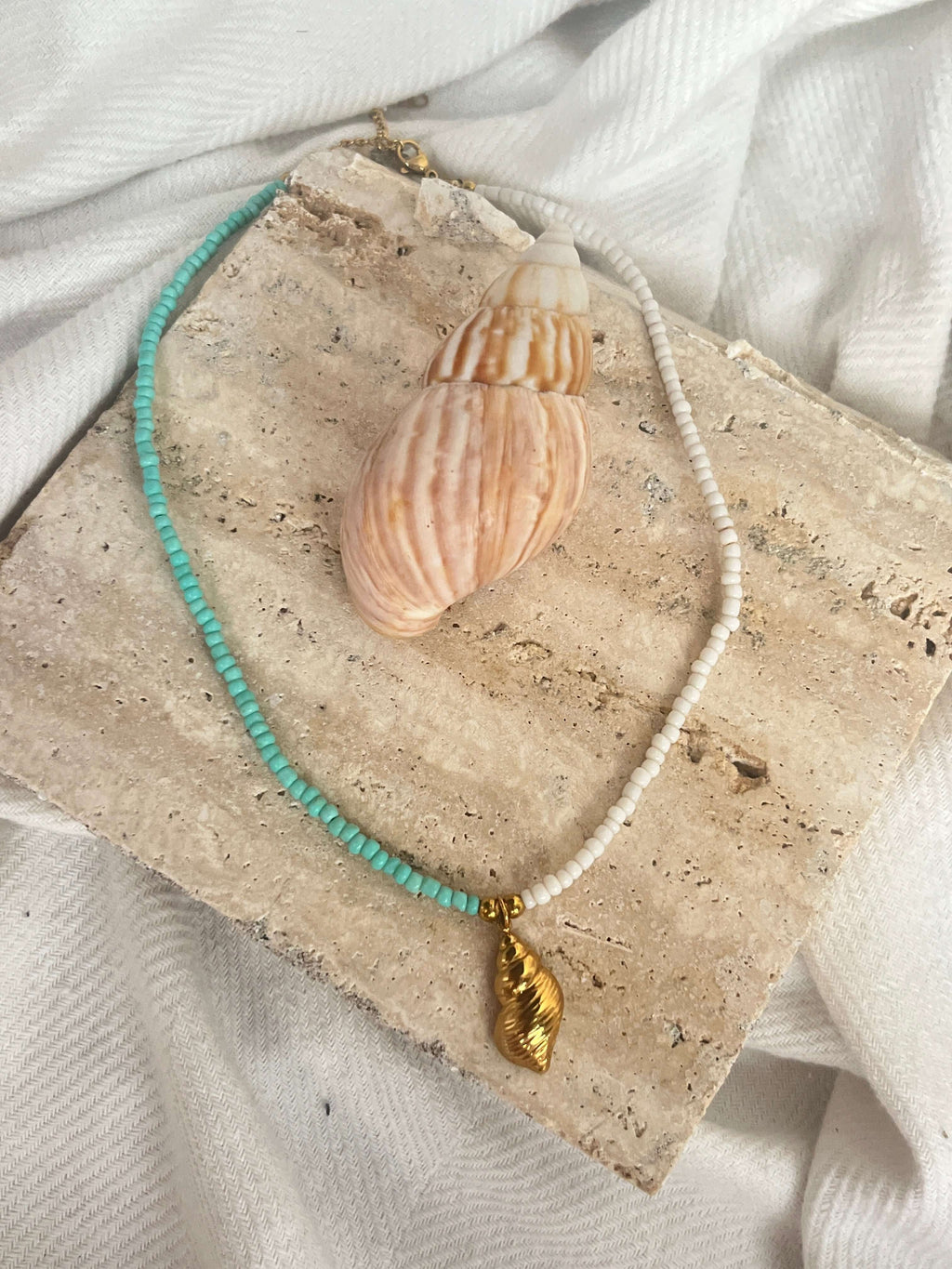 Siren's Treasure Pearl & Shell Necklace - Sirena Jewelry