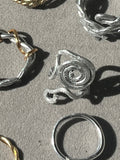 Spiral Vortex Statement Ring - Sirena Jewelry