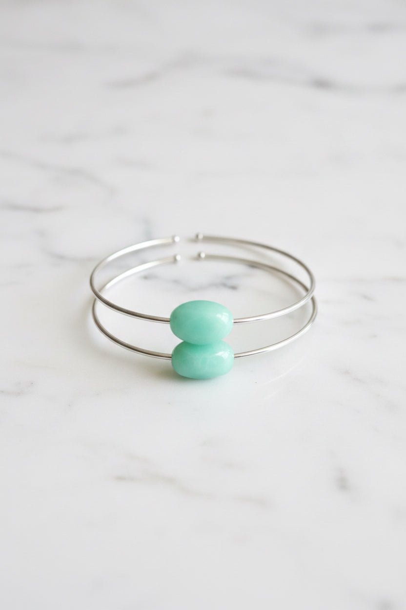 Thalassa Silver Cuff - Sirena Jewelry