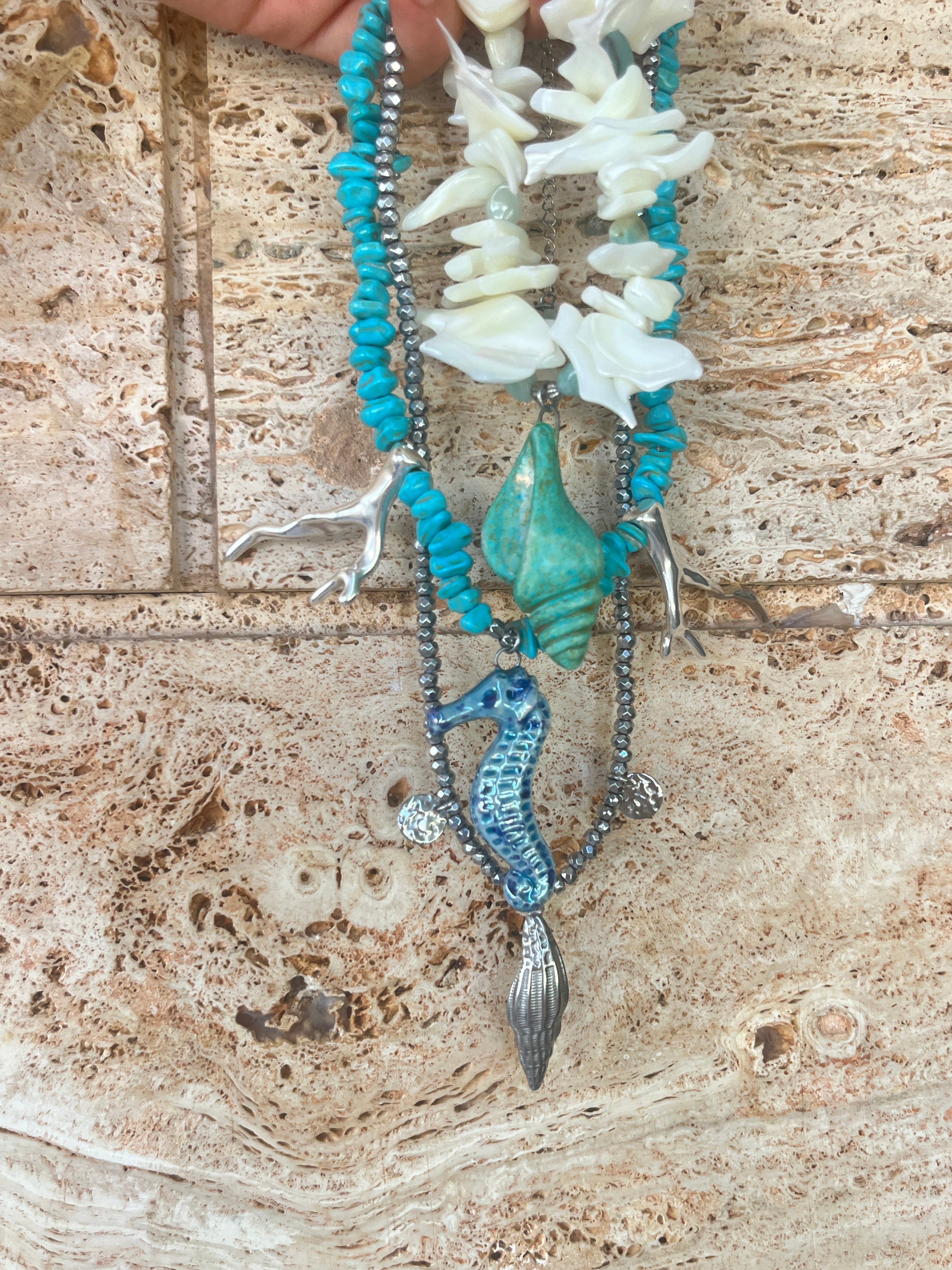 The Aegean Trio — Necklace Set - Sirena Jewelry