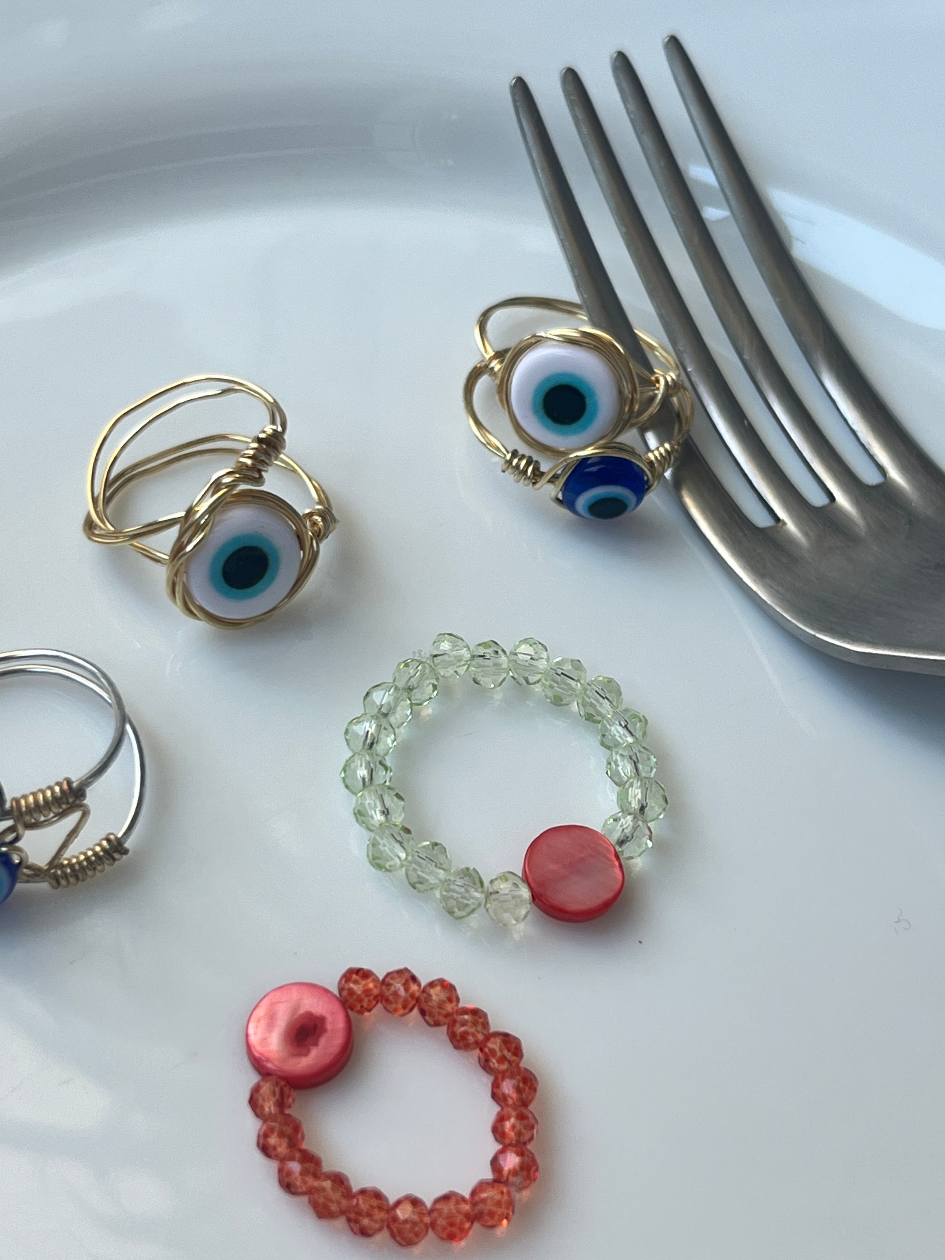 The Siren's Eye Wire - Wrapped Ring - Sirena Jewelry