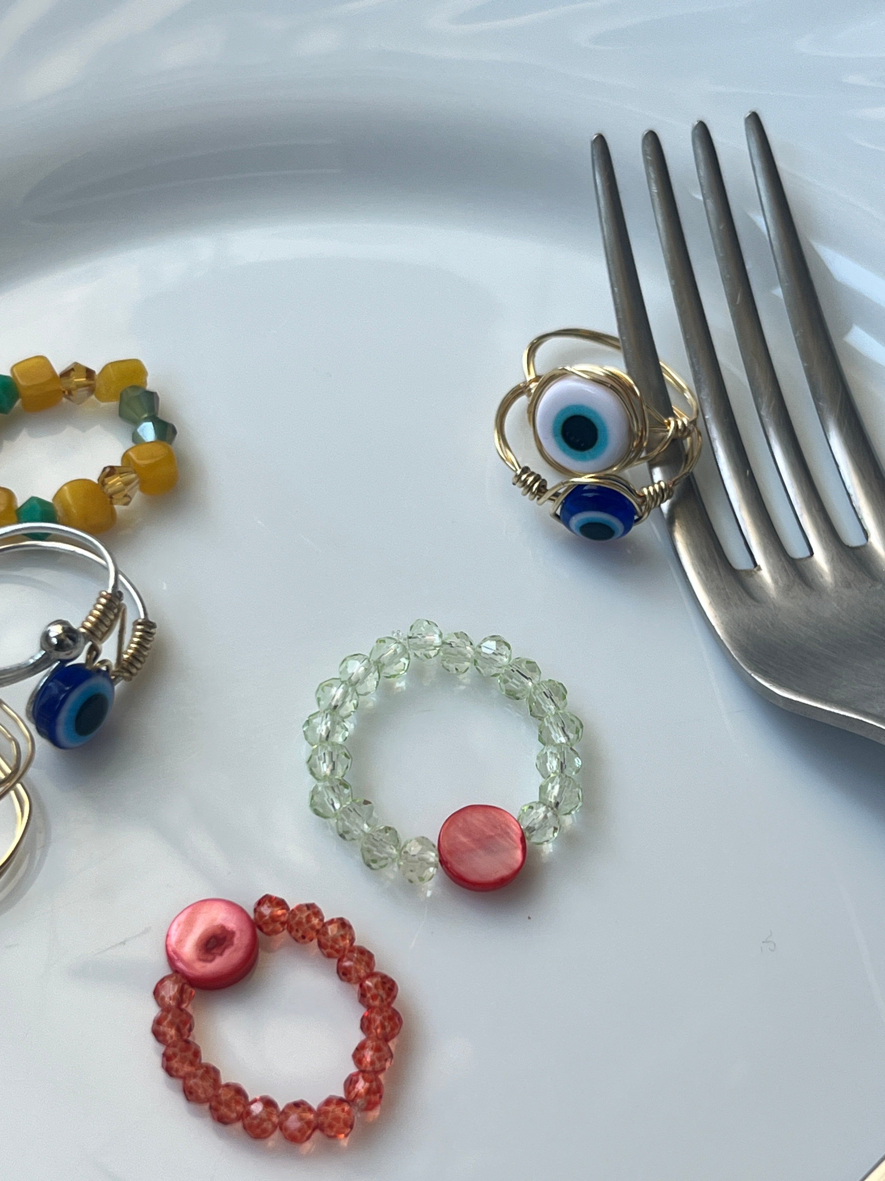 The Siren's Eye Wire - Wrapped Ring - Sirena Jewelry