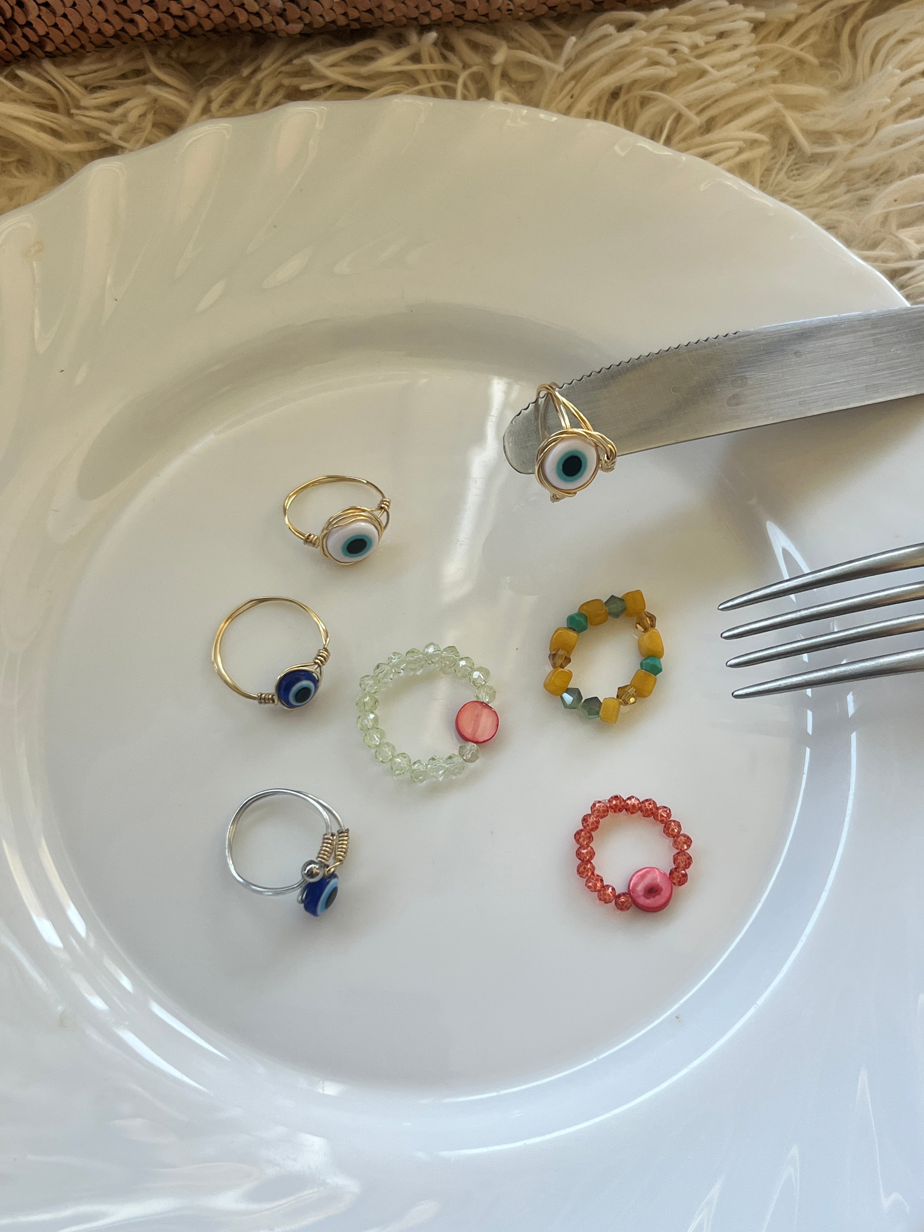 The Siren's Eye Wire - Wrapped Ring - Sirena Jewelry