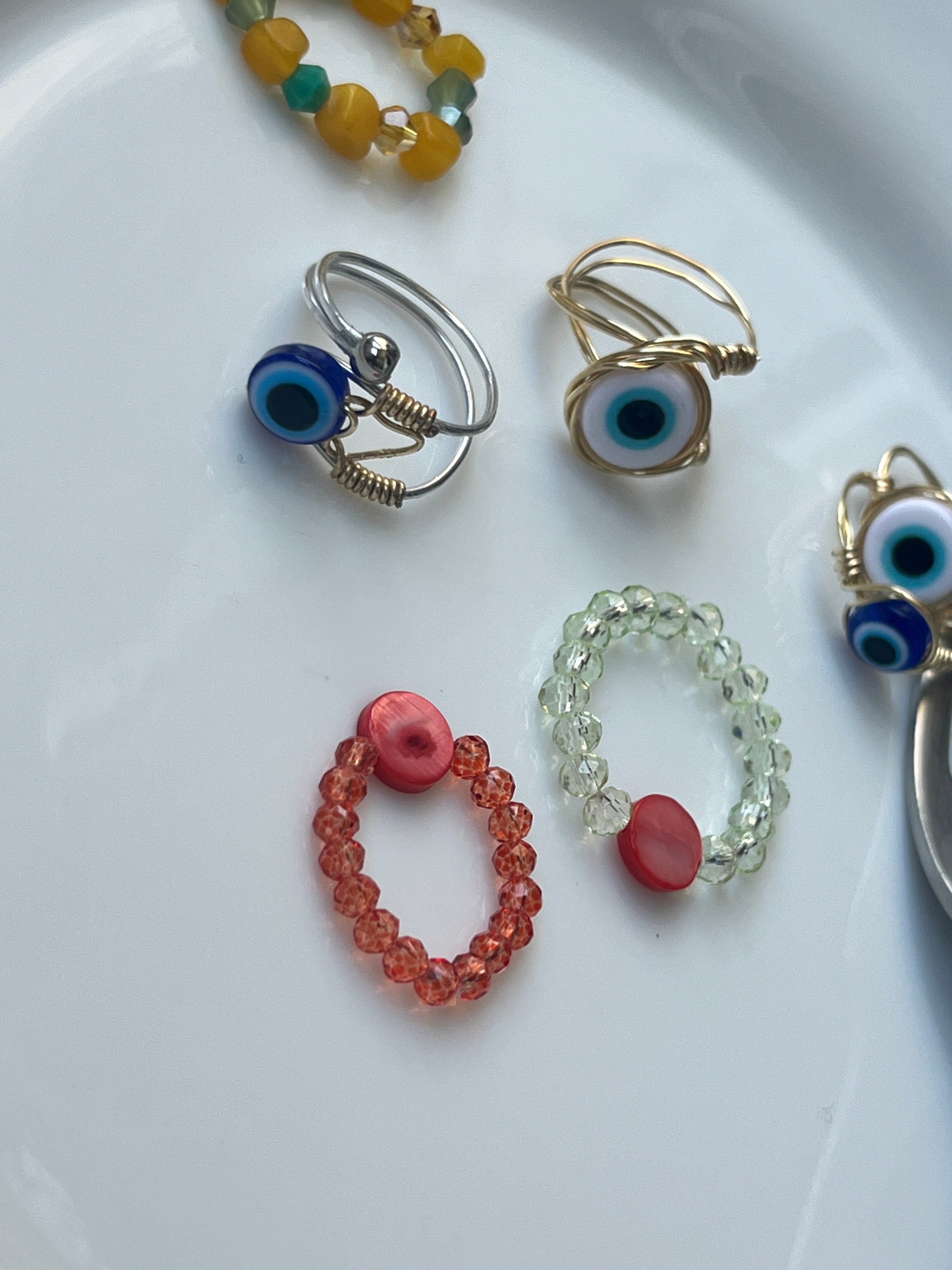 The Siren's Eye Wire - Wrapped Ring - Sirena Jewelry
