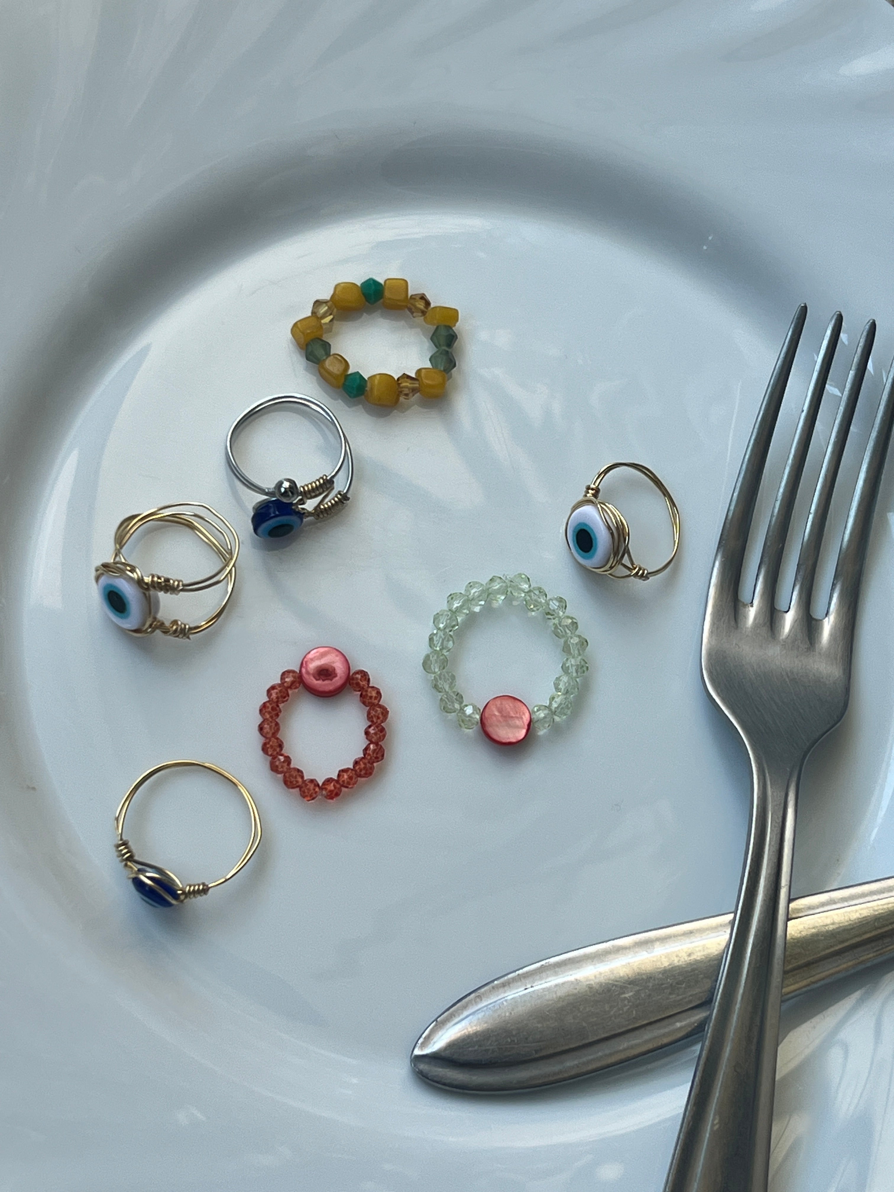 The Siren's Eye Wire - Wrapped Ring - Sirena Jewelry